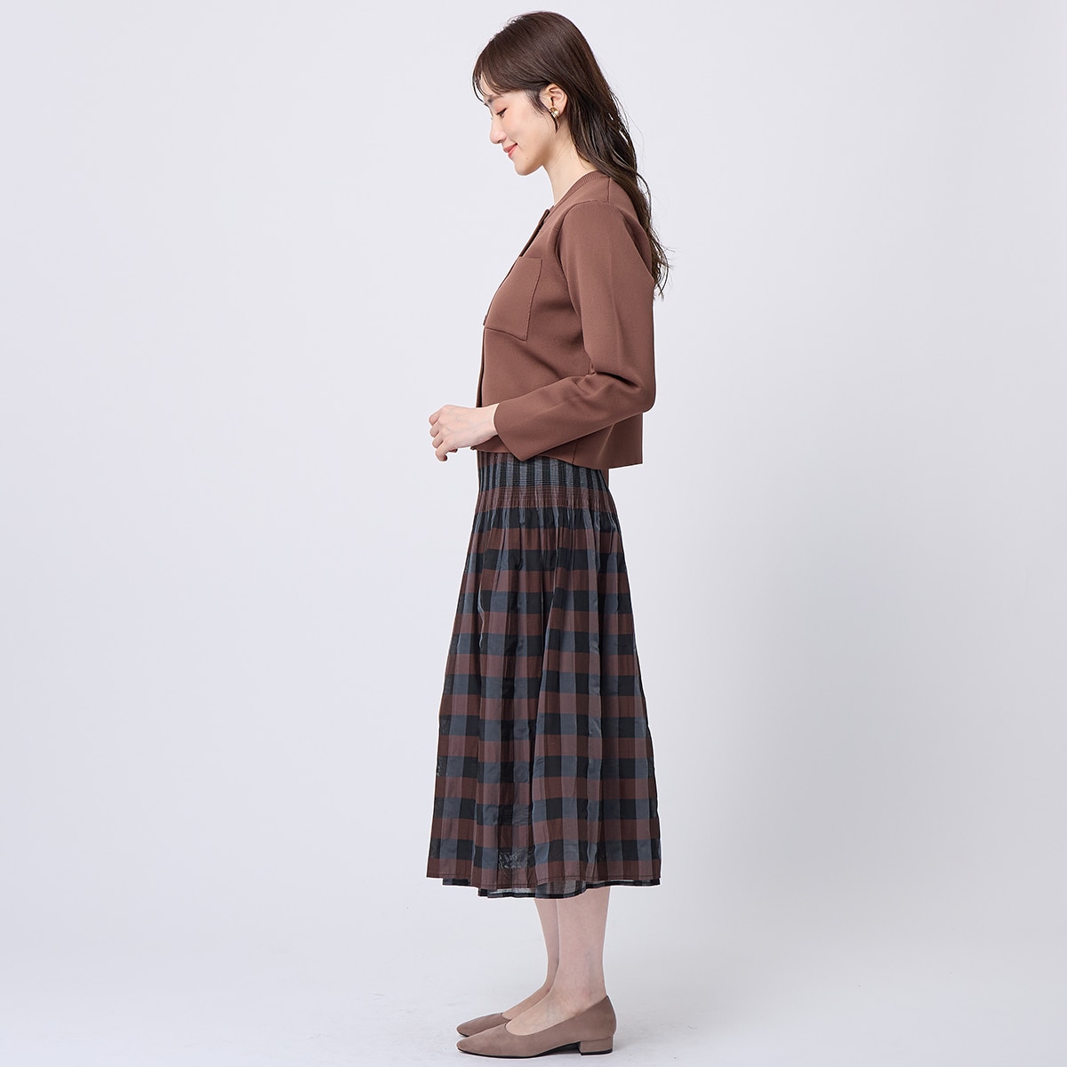 【新品未使用】ピッコーネクラブ　42 スカート　リバーシブル　防風　防寒　暖かい リバーシブルスカート (34111) | ニトリネット【公式】 家具