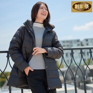 フレンチダウンボリューム襟コート　(04105)【期間限定価格：11/27～1/5まで】