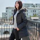 フレンチダウンボリューム襟コート (04105) 2枚目画像