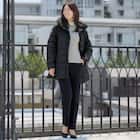 フレンチダウンボリューム襟コート (04105) 6枚目画像