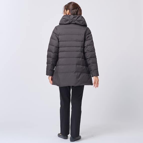 フレンチダウンボリューム襟コート (04105) 10枚目画像