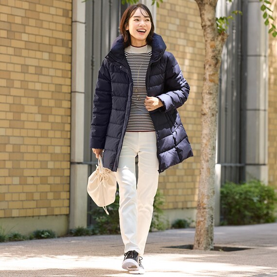 フレンチダウンボリューム襟コート (04105) 2枚目画像