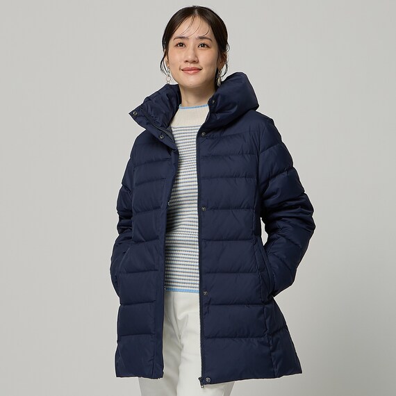 フレンチダウンボリューム襟コート　(04105) 3枚目画像