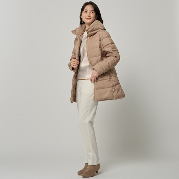 フレンチダウンボリューム襟コート (04105) 2枚目画像