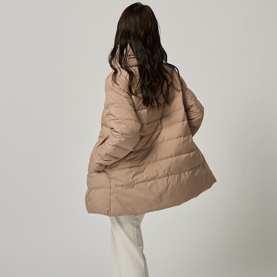 フレンチダウンボリューム襟コート　(04105) 5枚目画像