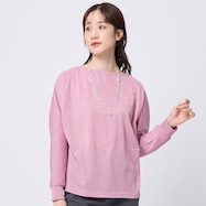 シアーラメドルマンスリーブプルオーバー (74116)