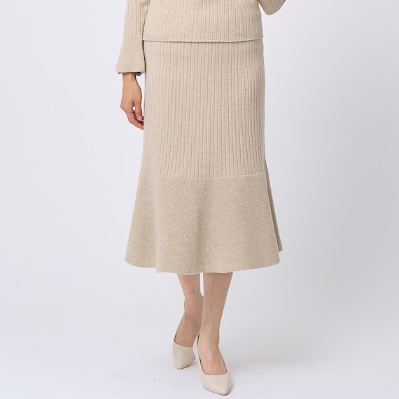 マーメイドニットロングスカート (34112) 2枚目画像