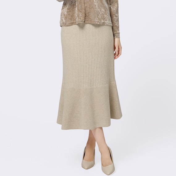 マーメイドニットロングスカート (34112) 6枚目画像