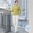 吸湿発熱あったか中綿スマートパンツ レギュラー丈 (24133) 1枚目画像