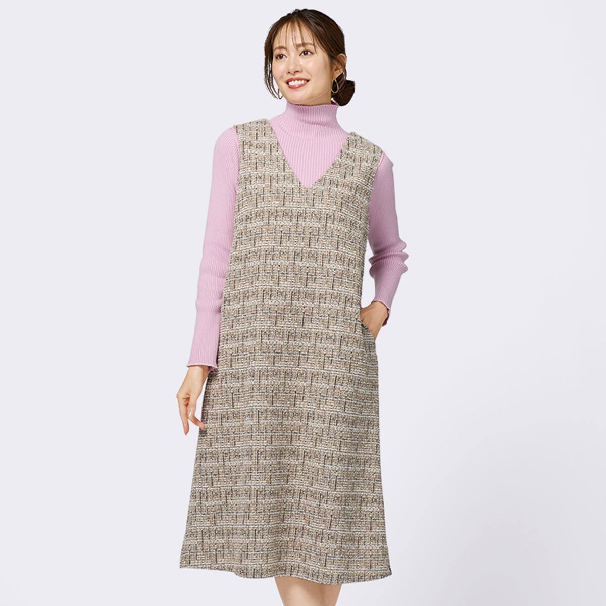 新品未使用☆シャネル海外ユニフォーム*ジャンパースカート☆ツイード カットツイードジャンパースカート (44103) | ニトリネット【公式