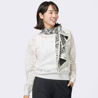 透かし花柄ニットプルオーバー　(74119)