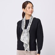 ラメ混ガーター編みニットプルオーバー (74112)