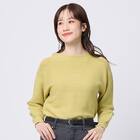 ラメ混ガーター編みニットプルオーバー (74112) 1枚目画像