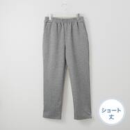 ラメ入りストライプパンツ　ショート丈　(24126)