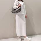 底マチ拡張機能付き軽量トートバッグ (94126) 7枚目画像