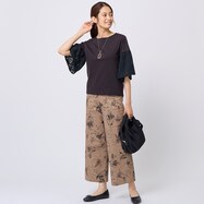 リボンモチーフ持ち手軽量ショルダーバッグ （94128）