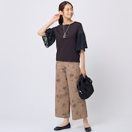 リボンモチーフ持ち手軽量ショルダーバッグ (94128)