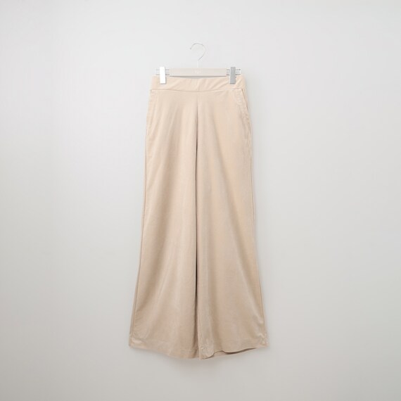 ピーチスキンエンボスセミワイドパンツ (24136) 5枚目画像