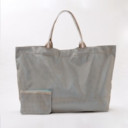 ミニポーチ付きメッシュビッグトートバッグ (94140)