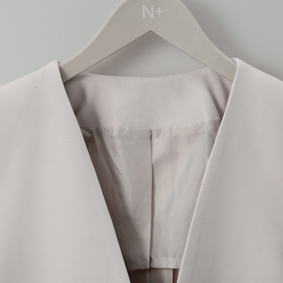 ライトダブルクロスノーカラージャケット (14110) 4枚目画像