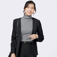 ライトダブルクロスノーカラージャケット (14110)