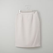 ライトダブルクロスペンシルスカートショート丈 (34113)