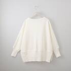 異素材使いドルマンスリーブプルオーバー　(74121) 2枚目画像