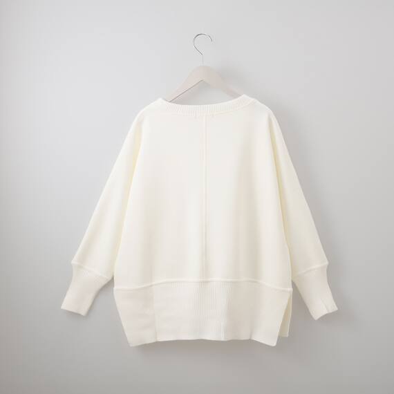 異素材使いドルマンスリーブプルオーバー　(74121) 2枚目画像