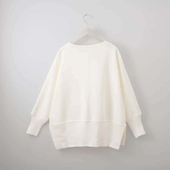 異素材使いドルマンスリーブプルオーバー (74121) 2枚目画像