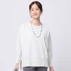 異素材使いドルマンスリーブプルオーバー (74121) 3枚目画像