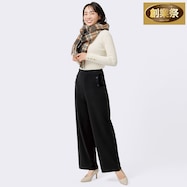 なめらか起毛ストレッチパンツ (24143)【期間限定価格:11/27~1/5まで】