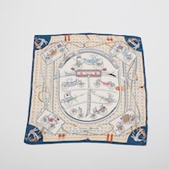 馬車柄スカーフ (94111)