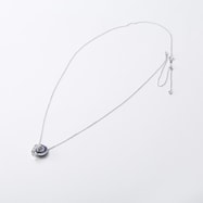 両面エポ×ガラスストーンネックレス (94115)