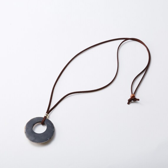 シェルオーバルモチーフネックレス (94116) 2枚目画像