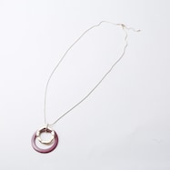 異素材重ねモチーフネックレス (94121)