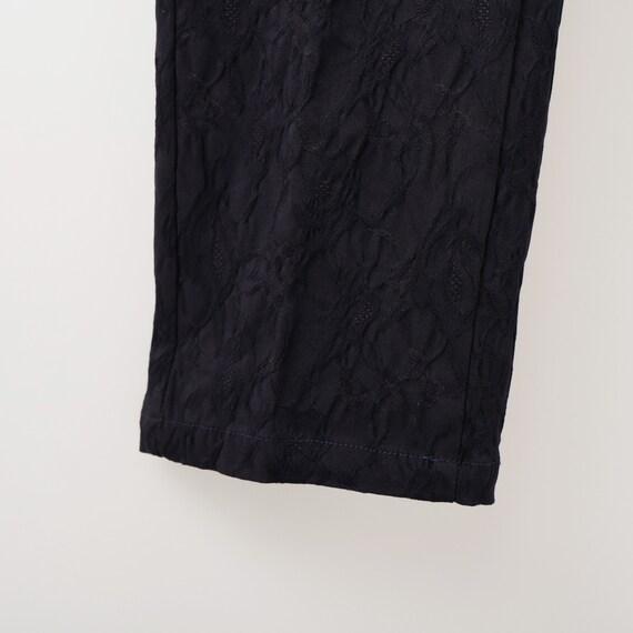 ボタニカル柄ジャカードテーパードパンツ　(24147) 9枚目画像