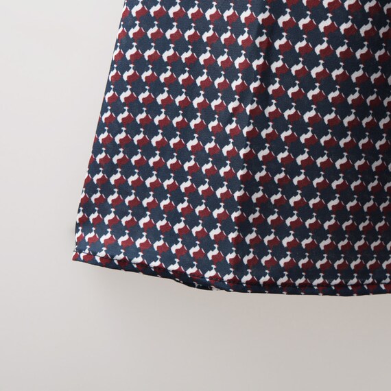 モダン幾何柄8枚はぎフレアースカート (34121) 4枚目画像