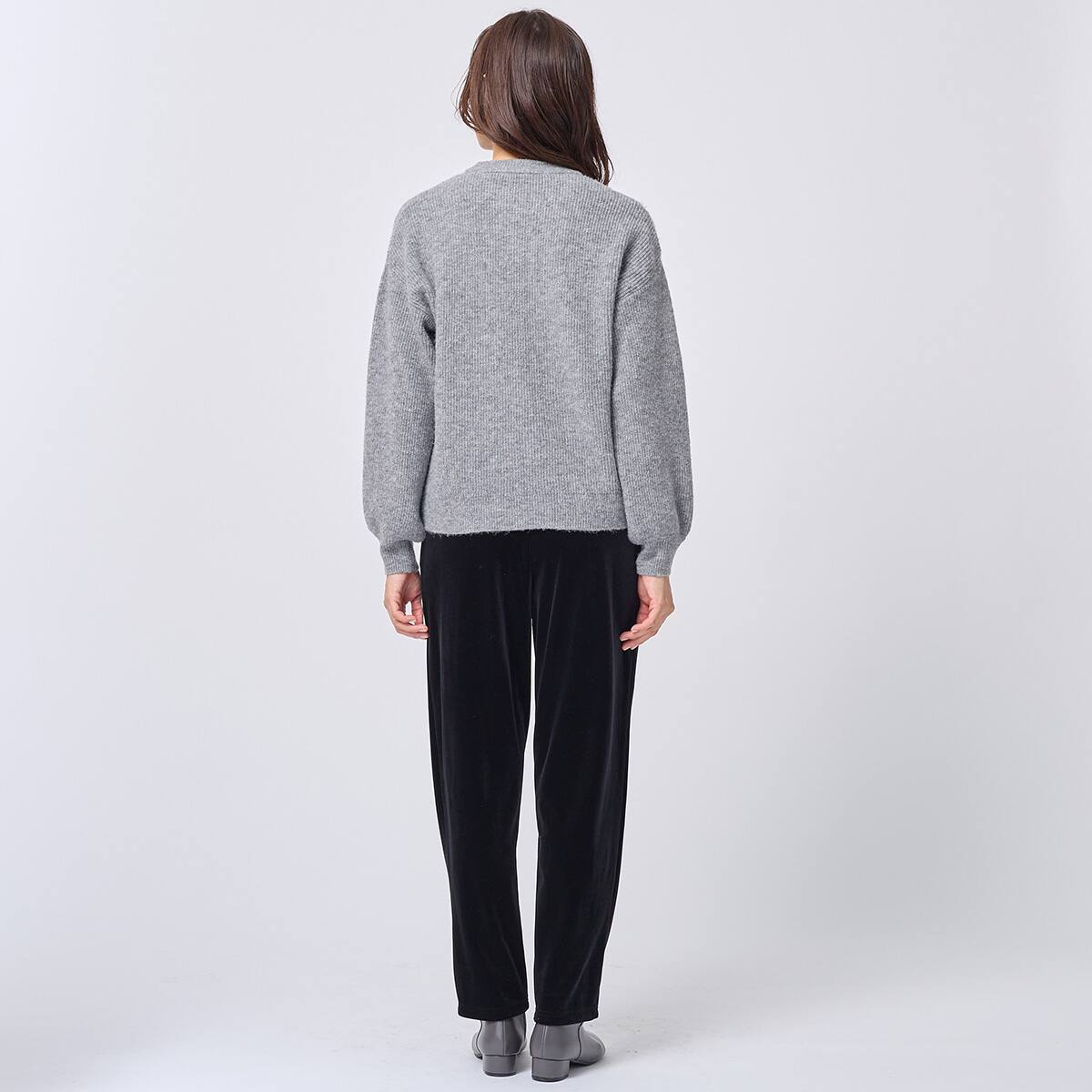 ハート刺繍入りニットプルオーバー (74124) | ニトリネット【公式