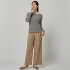 ストレッチコーデュロイセミワイドパンツ　(24151) 1枚目画像