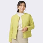 吸湿発熱あったか中綿スナップボタンブルゾン (04108) 1枚目画像