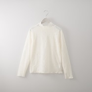 フラワージャカードハイネックプルオーバー (64123)