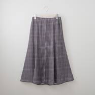 バイアス幾何柄８枚はぎスカー　(34128)