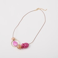 カラーパーツミックスネックレス (94145)