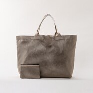 ミニポーチ付きメッシュビッグトートバッグ　(94155)