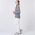 ハニカムインソール軽量すっきり見えスニーカー (94130) 3枚目画像