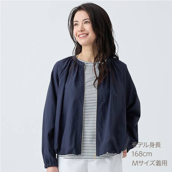 はっ水ＵＶカットギャザーブルゾン　(15102) 7枚目画像