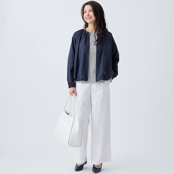 はっ水ＵＶカットギャザーブルゾン　(15102) 8枚目画像