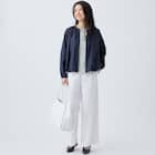 はっ水UVカットギャザーブルゾン (15102) 8枚目画像