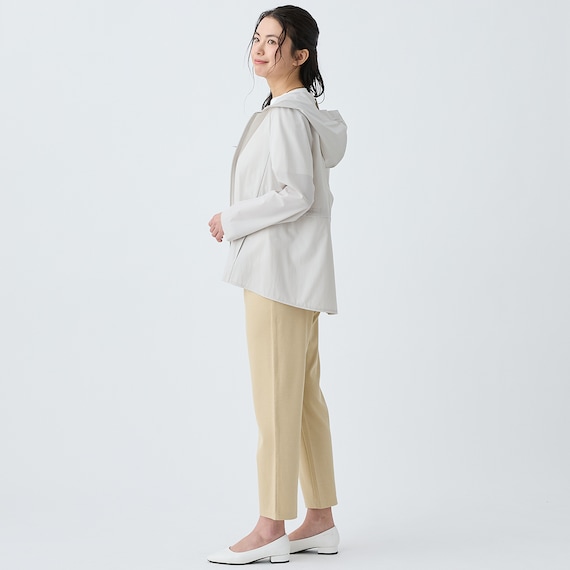 はっ水UVカットバックギャザーパーカー (15103) 6枚目画像