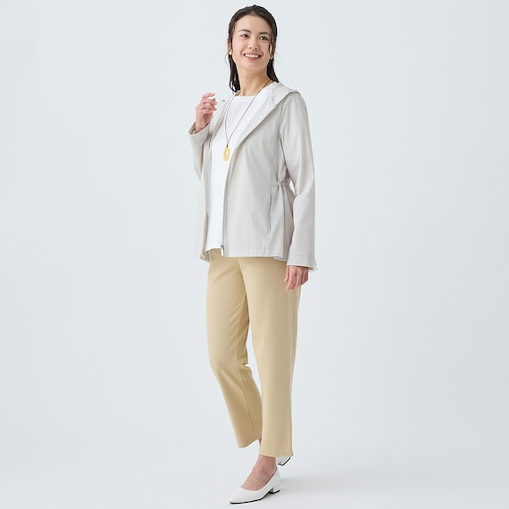 はっ水UVカットバックギャザーパーカー (15103) 9枚目画像